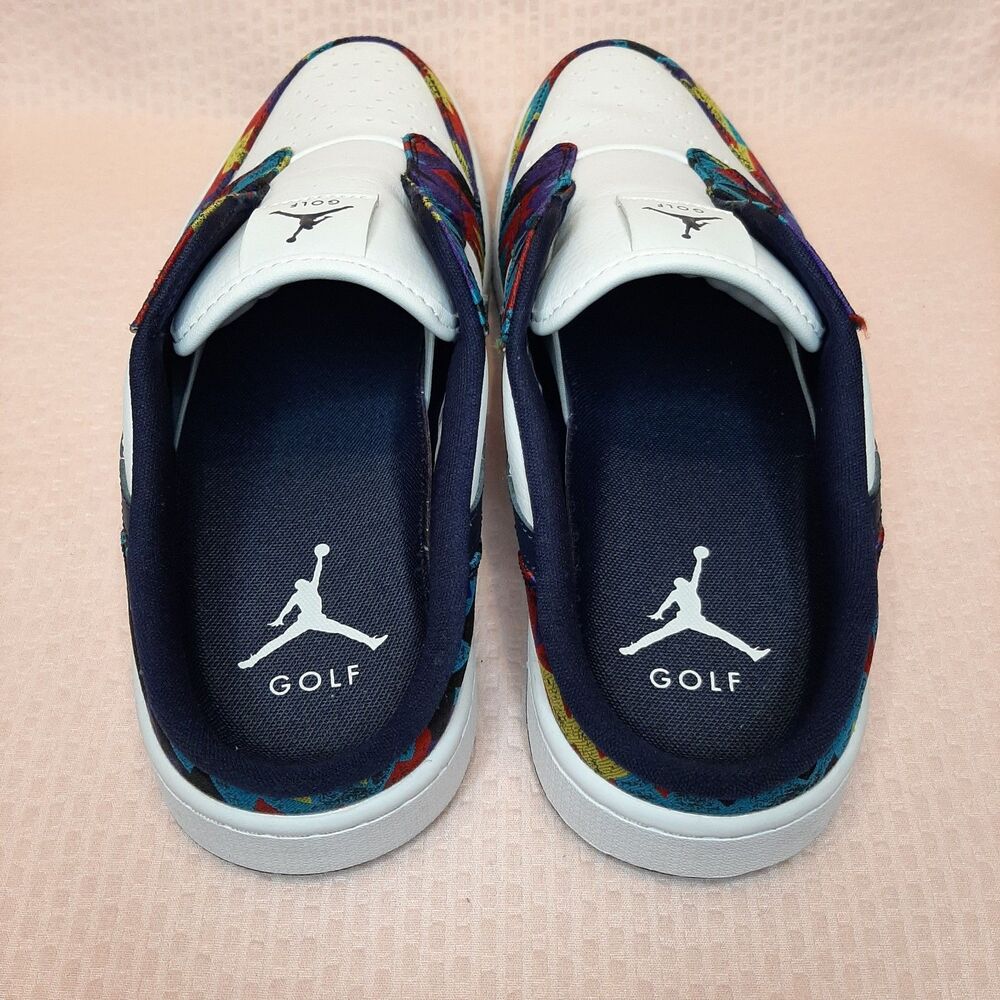 Nike Air Jordan Shoes 'Nothing But Net' Men Size 9.5 Mule Golf FJ1214-100 - Picture 4 of 8